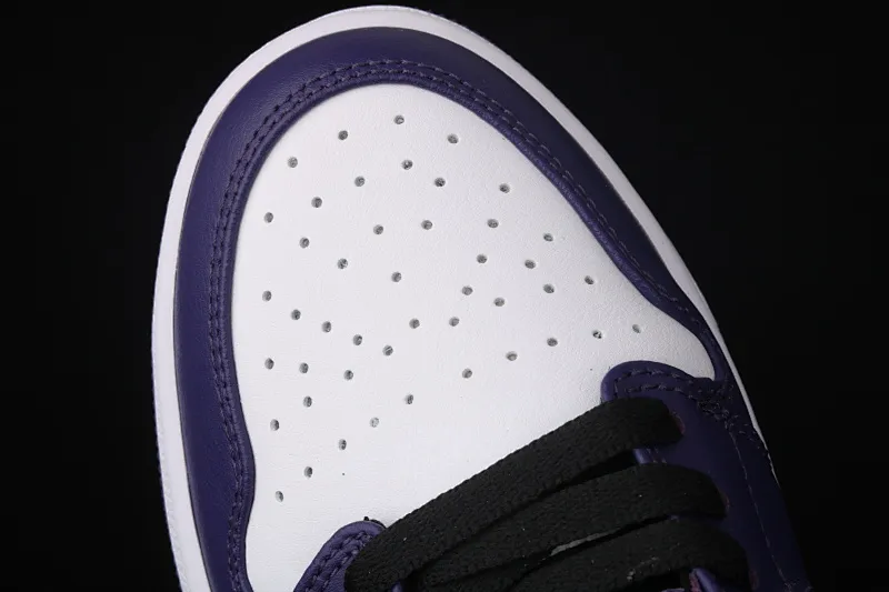 All Categories Air Jordan Jordan Series Basketball Shoes Air Jordan 1 Low New Version Air Jordan 1 Low AJ1 Joe 1 Low Top Leather Grape Purple 553558-500